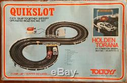 TOLTOYS QUIKSLOT HOLDEN TORANA Vintage Toy Racing Slot Car Battery Operated Set