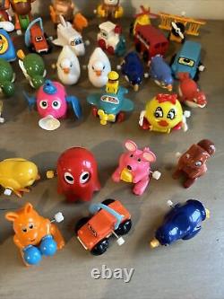 TOMY Vintage Wind Up Toys Lot. 46 Pcs. Cowboy/animals/cars. 13 Do Not Work