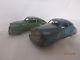 Two Vintage Lincoln Toys 7 Inch Pressed Steel Cars For Auto Carrier Rare
