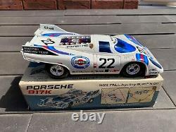 Taiyo Japan Porsche 917K In Its Original Box Bump & Go Fully Working Rare