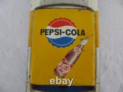 Taiyo Japan Tin Litho Friction Drive Pepsi Cola Come Alive Ford Galaxie Car Read