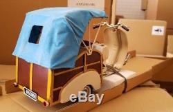 Taxi APE PIAGGIO VESPA TUK TUK SCOOTER tin tinplate car model handmade