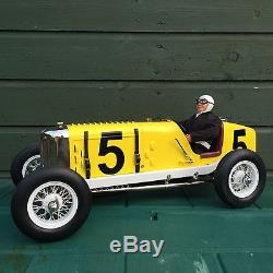 Tether Car Gilbow Miller Indy Race Car Clockwork Can Convert To Gas Model Engine