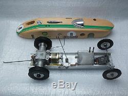 Tether Car. Rare Russian Vintage Model Race Car With Diesel Engine