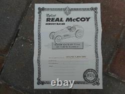 The Real McCoy Midget Racer Vintage Toy Midget Race Car Re-Issue