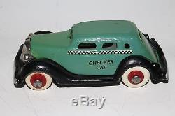 Thomas Toys, Cast Iron 1935 Ford Checker Car with Box