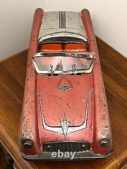 Thunderbird Tin Friction Toy Car West Germany Niedermeier PN 350