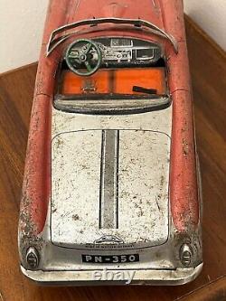 Thunderbird Tin Friction Toy Car West Germany Niedermeier PN 350