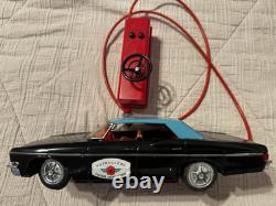 Tin Car Chevrolet Impala Vintage Argentina Police Saxo With Box. MIB