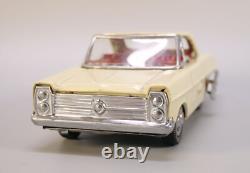 Tin Ford Fairlane 500 Wind Up Toy Car Made in Japan Vintage 7 inches