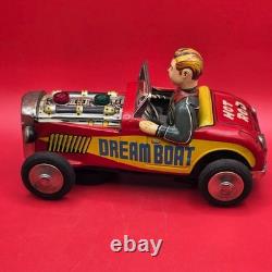 Tin Hot Rod battery operated Dream Boat Rock n Roll Vintage toy car
