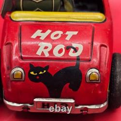Tin Hot Rod battery operated Dream Boat Rock n Roll Vintage toy car