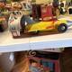 Tin & Plastic Jet Car Crank It Up Hit The Button And Watch It Fly Made In USA