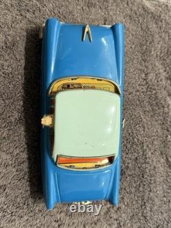 Tin Push Car With Barking Dog- Rare
