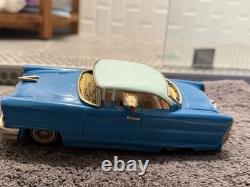 Tin Push Car With Barking Dog- Rare