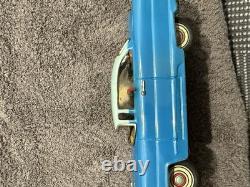Tin Push Car With Barking Dog- Rare