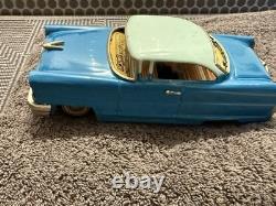 Tin Push Car With Barking Dog- Rare