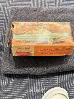 Tin Push Car With Barking Dog- Rare