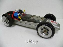 Tin Toy / 1950'S Yonezawa toys JETSPEED RACECAR battery car working properly