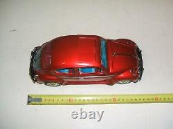 Tin Toy Car Volkswagen Bandai 4022 Japan Battery Openable Door Latta Epoca