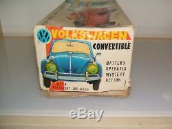 Tin Toy Car Volkswagen Japan Battery Giocattolo D'epoca In Latta