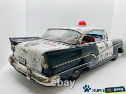 Tin Toy Ford Police Car Highway Patrol Rare Item Showa retro Made in Japan
