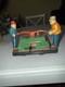Tin Wind Up Tom & Dick Railroad Car In Original Box