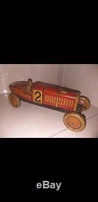 Tipp&co Race Car ALL ORIGINAL Tco Old Tin Vintage Racing Racer