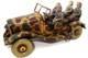 Tippco 1937 German Army Staff Car With Lineol Soldiers Wind-up Awesome
