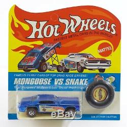 Tom McEwen The Mongoose II Funny Car Vintage Hotwheel Redline 5954-0320