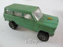 Tonka 1960s Vintage Smokey The Bear Ranger Jeep Toy Car Vehicle Pressed Steel