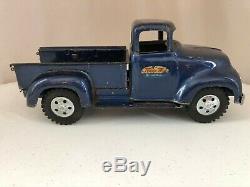Tonka Step Side Pickup Truck Blue Vintage Original Collectible Toy Car Truck