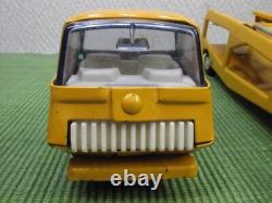 Tonka Tinplate Trailer Car Carry Truck Yellow length 9.45 inch Vintage Toy Japan