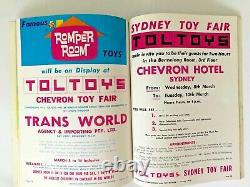 Toy Retailer Magazine 1972 Toltoys Ssp Cyclops Triang R&l Mattel Sky Show +++