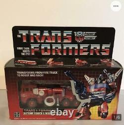 Transformers G1 Inferno Heroic Autobot Vintage Toy Very Rare Agent Hasbro Car