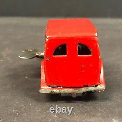 Tri Ang Minic Toys Mail Car Vintage Wind-Up Red