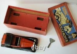 Tri-ang Minic Boxed Tinplate Rolls Royce Sedanca 50me Electric Headlights 1937