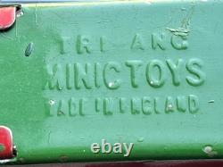 Triang Minic Toys Line Bros Wind Up Tin Race Car