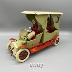 Tucher & Walther. T151 Tin Touring Car Wind-Up with2 Figures, Ltd 21/500 WORKS