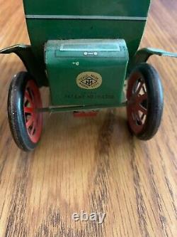 Two Vintage Modern Toys Lever Action Toy Cars (japan) Dark Green #104210 +