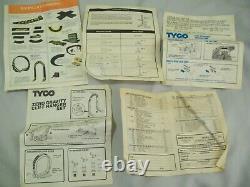 Tyco Zero Gravity Cliff Hangers Slot Car Set Vtg 1987 Toy Works Racing Set 6232