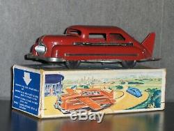 US Zone Germany B&S # 500 Blomer & Schuler The Flying Auto Tin Wind Up Car WithOB