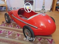 Unrestored 1960s Triang Grand Prix Vanwall Pedal Car