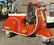 Used Vespa scooter pedal car antique / retro tin vehicle From Japan