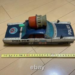 Used Vintage Masudaya Highway Police Car Siren Tin Toys Japan