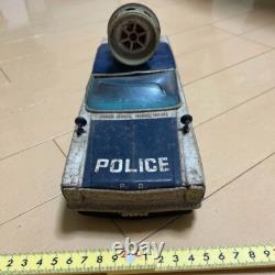 Used Vintage Masudaya Highway Police Car Siren Tin Toys Japan
