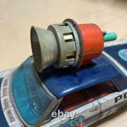 Used Vintage Masudaya Highway Police Car Siren Tin Toys Japan