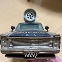 Used Vintage Masudaya Highway Police Car Siren Tin Toys Japan