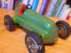 VERY NICE 1930'S SCHUCO WIND UP #2 STUDIO 1050 MERCEDES BENZ RACE CAR With BOX