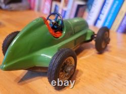 VERY NICE 1930'S SCHUCO WIND UP #2 STUDIO 1050 MERCEDES BENZ RACE CAR With BOX